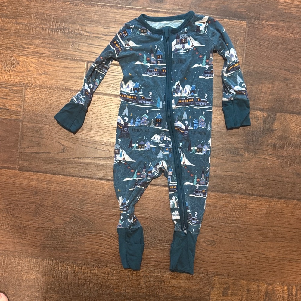 Cozy Blue Kids One Piece